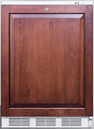 Summit Appliance VT65MLBIIF Built-in Undercounter Medical All-Freezer Capable of -25ºC Operation with Lock, Door Accepts Custom Overlay Panels (Panels Not Included) and White Cabinet