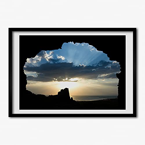 Peinture photo coucher de soleil Tulup pour une ambiance chaleureuse