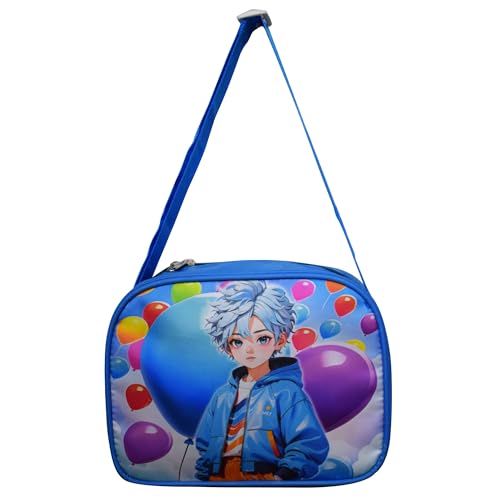 Image of Asera Birthday Return Gifts Sling Bag /Picnic Bag Cartoon Theme Bags for Kids (Boys Design 6 Pcs)
