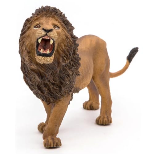 Image of FUNFOB Lion Action Figures Toy Figure Width-13cm Lion Toys for for Kids & Adults PVC Multicolour | Animal- Li on