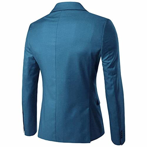 image for Cloudstyle Mens 3-Piece Suit Notched Lapel One Button Slim Fit Formal 