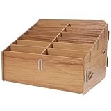 Trieur de cartes en bois – conçu pour ranger et organiser les cartes à collectionner et les jetons, pour des parties rapides entre amis. étui à cartes inclus