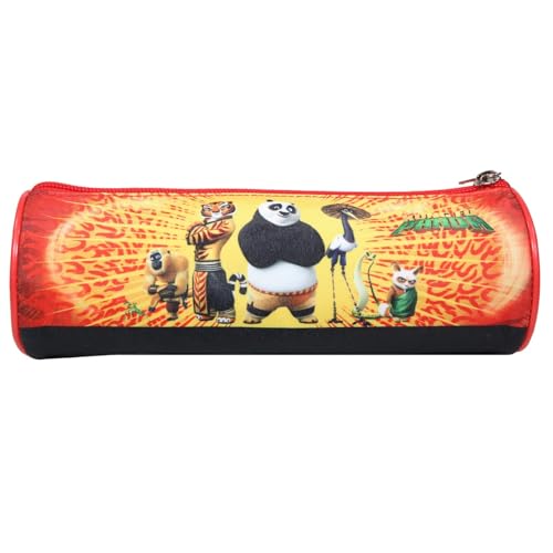Bagtrotter Trousse Scolaire Ronde Kung Fu Panda Rouge