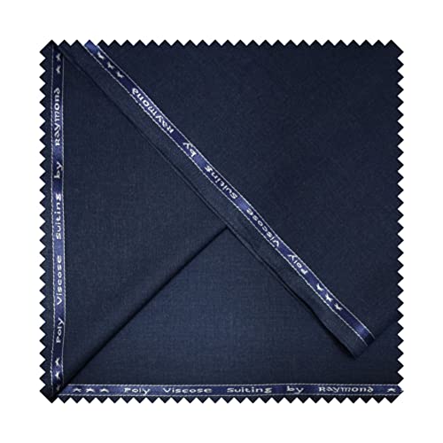 Image of Raymond Unstitched Trouser Fabric (1.2 Meters, All Weather Fabric, DarkBlue)
