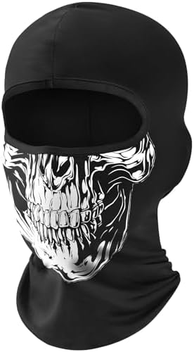 Fuinloth Balaclava Ski Mask, Motorcycle Summer Thin Cooling UV Protection