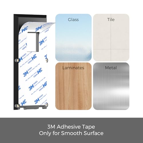 Adhesive Doorbell Bracket Compatible with Video Doorbell 1/2/3/3 Plus/4/ (2020 Release) Wireless No-Drill Ring Doorbell Mount, Strong 3M Mounting Plate Holder Accessories for Houses & Apartments - Image 3