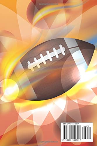 American Football Journal Notebook: I am 18 and This Book is about ME!: Personalized Rugby Notebook