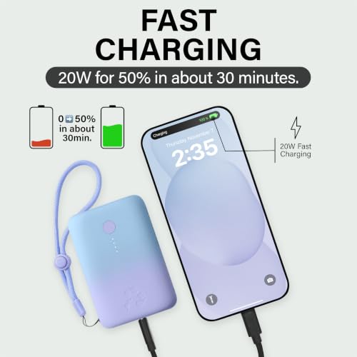 Image of Nimble Champ Portable Charger, 10000mAh Power Bank, 20W Dual USB-C Charging