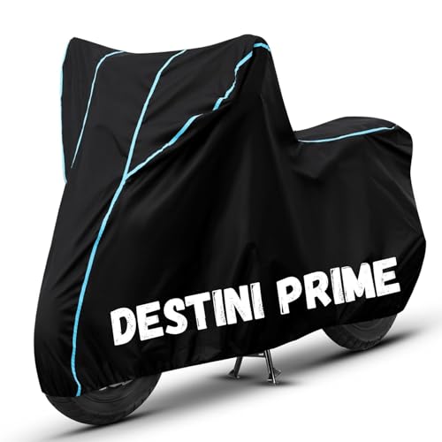 Image of Bike Cover for Destini Prime 100% Waterproof, Dustproof & Scratch Resistant| Fully Bottom Elastic UV Resistant Heavy Duty Body Cover | All Weather Outdoor Use