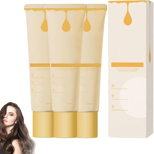 Champú acondicionador nutritivo natural que no necesita lavado, para reducir la grasa en la cabeza, controlar la grasa y dar volumen
