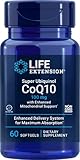 Life Extension Super Ubiquinol CoQ10 100 mg with Enhanced Mitochondrial Support – Ultra-Absorbable CoQ10 Supports Cell Energy, Heart & Brain Health – Gluten-Free, Non-GMO – 60 Softgels