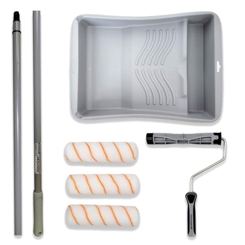 Foundation Armor 9' Paint Roller Kit (3 Pack, Extension Pole)