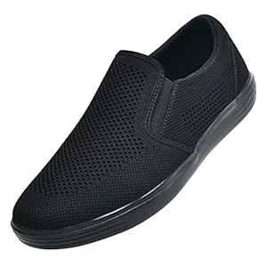 konhill Heren Loafers Casual Slip On Wandelschoenen Comfortabele Ventilatie Schoenen Lichtgewicht Sportschoenen