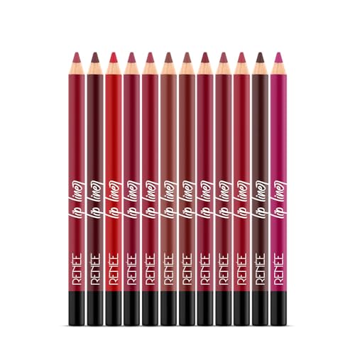 Image of RENEE Define Pencil Lip Liner - Red Secret, Long Lasting & Smudge Proof, Full Coverage, Intensely Pigmented, Easy Glide Formula, Vitamin E & Castor Oil Infused, 1.2Gm