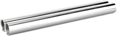 Miniatura 89 de TAISHER 2 accesorios de tubería de acero inoxidable, 1/2 "NPT x 1/2" NPT macho roscado, tubo fundido de pezón de 6 pulgadas de longitud 1.969 in