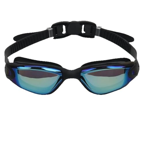 [RTFJVXVZ] PC Waterproof Anti-fog Swimming Goggles Adjustable Universal Swim Glasses