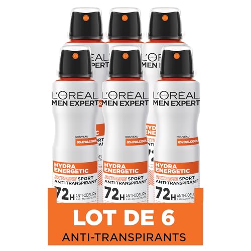 Déodorant Spray Homme Anti transpirant Hydra Energetic Extreme Sport Men Expert Le Flacon De 150ml - vue 2