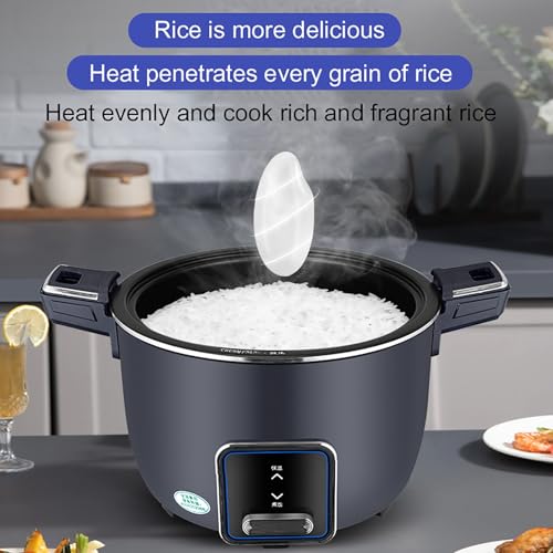 Large Electric Rice Cooker,Commercial Rice Cooker/Warmer With Nonstick Inner Pot,One-Touch Operation,Auto Keep Warm,Easy Clean rice cooker(23L-3000W) - Image 6