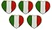 Yantec Pins 5er Pack Italien Herz Flaggenpin Flagge