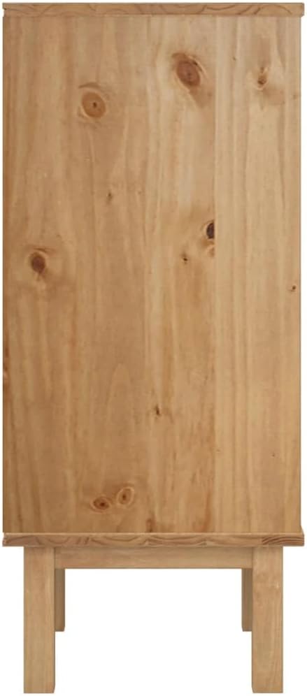 Комод OTTA 45x39x90 см из массива сосны комод в скандинавском стиле с четырьмя вместительными ящиками и прочной столешницей для хранения вещей и украшений