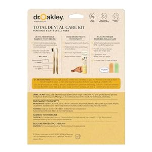 Total Dental Care Kit for Dogs & Cats: Chicken Flavor -Toothpaste, Brushes, and Case, Natural Total Dental Care Kit for Dogs & Cats: Chicken Flavor -Toothpaste, Brushes, and Case, Natural