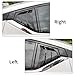 for Nissan Altima Teana 2019-2025 Rear Side Window Louvers,Sport Style Triangular Window Glass Blinds Air Vent Scoop Shades Cover Trim Blinds Auto Exterior ABS Decorate Accessories (Piano Black)