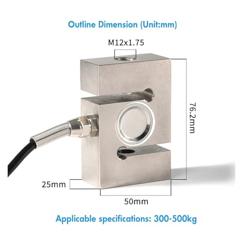 Capteur de compression de type S 300 kg avec structure robuste