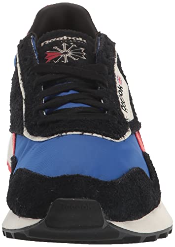 Reebok Unisex Classic Leather Legacy AZ Cross Trainer, Court Blue/Dynamic Red/Black, 3.5 US Men