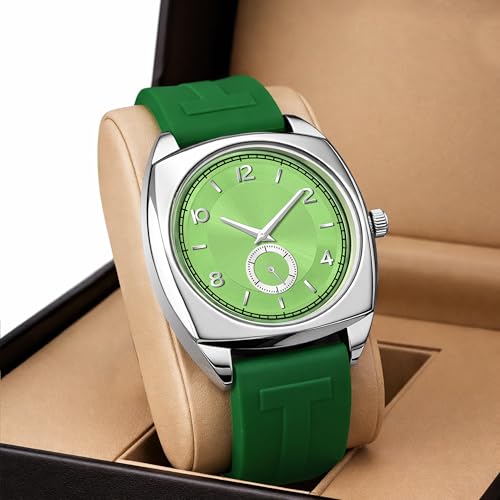 Image of styledose Men's Watch Analog Quartz with Chronograph & Silicone Strap -Casual & Formal Wrist Watch for Men