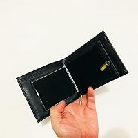 Vista 1 de ZQION Magician Wallet, Magic Show Prop, Bi-Fold, RFID Protected, Negro, Unisex, Piel Sintética, Trucos de Magia, Billetera