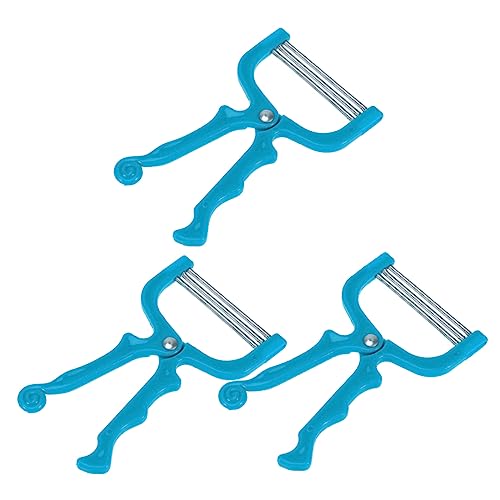 PLAFOPE 3pcs Manual Facial Hair Remover Spring Eyebrow Threader for Women Face Hair Removal Tool Removal Easy to Use