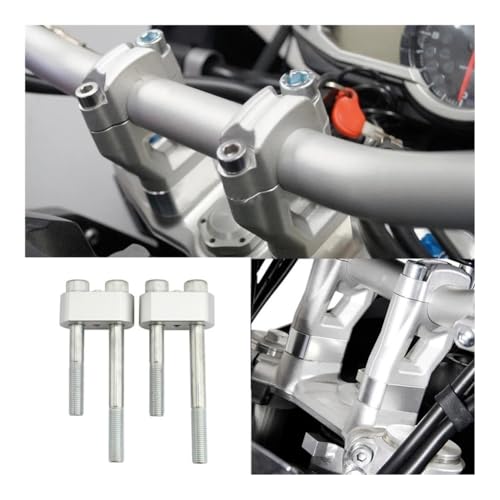 Elevadores de manillar de aluminio mecanizado para moto Tiger 800 XC XCA adaptadores premium 2