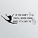 32"x12" If You Don't Leap You'll Never Know What It Is Like To Fly Wall Decal Sticker Art Mural Home Decor Quote Vinyl Lettering Gymnastics Dance