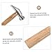 SHINEOFI Hammer Hand Tools Woodworking Comfort Grip Mallet Steel Hammer for Shoes Rustproof