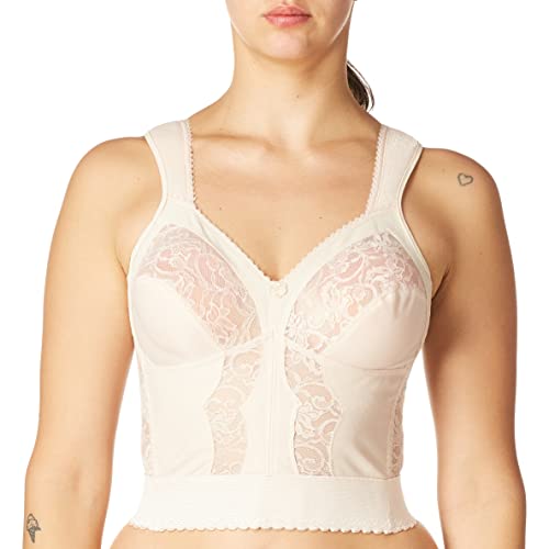 Carnival Women's Full Figure Longline Padded-Strap Soft-Cup Wire-Free Bra