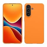 kwmobile Custodia Compatibile con Samsung Galaxy A57 5G Cover - Back Case per Smartphone in Silicone TPU - Protezione Gommata - arancia fruttata