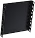 BUD Industries PE-1601 Steel Panel Extender 5.21" L x 5" W x 0.75" H, Black