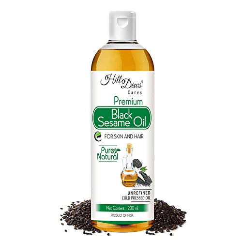 Image of Sesame Oil 200ml Unrefined Cold Pressed Carrier Oil For Skin and Hair 200 ml