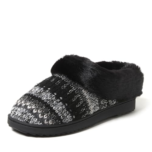 Dearfoams Women's Hannah Chenille Knit Clog Slipper- Oprah's Favorite Things ...