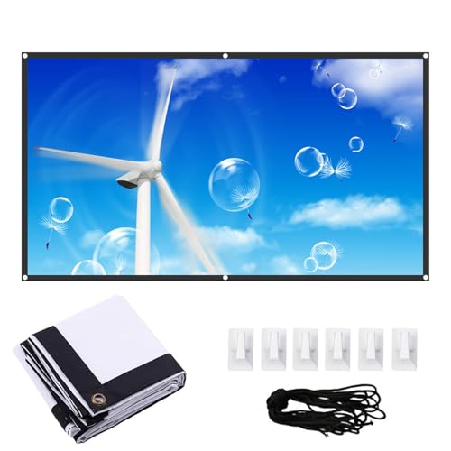 Pantalla portátil para proyector plegable 200 pulgadas 16:9