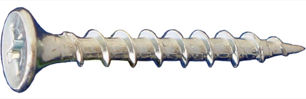 Drywall Screw,Bugle,ClrZnc,8x2.5,PK2500