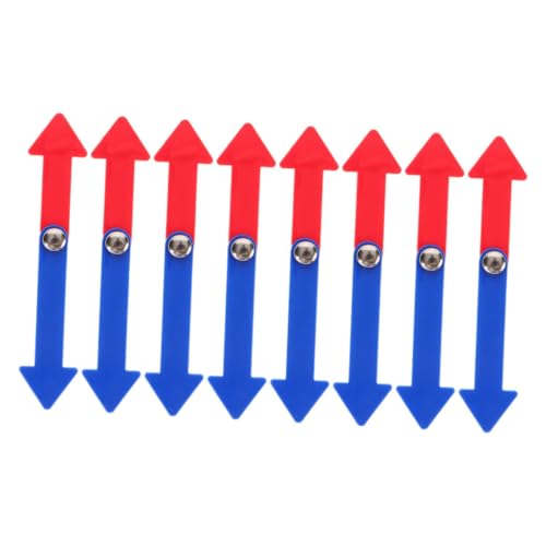 JECOMPRIS 8pcs Multifunctional Clock Hands for Crafts Education Rotatable Telling Clock Needles for Boys and Girls Teaching Tool for Learning Develop Fine Motor Skills for Classroom