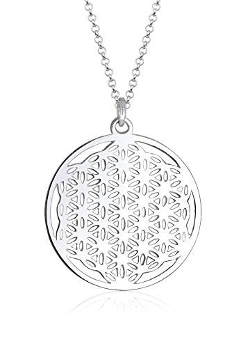 Preisvergleich Produktbild Elli Halskette Ornament Lebensblume Symbol 925 Sterling Silber