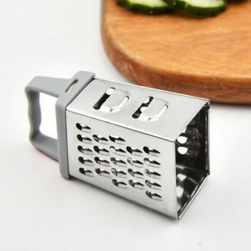 HeCotia 2Pcs Mini Rallador de Queso Acero Inoxidable miniatura 7