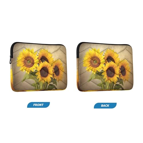 Funda para portátil con girasoles 13-14 pulg impermeable miniatura 2