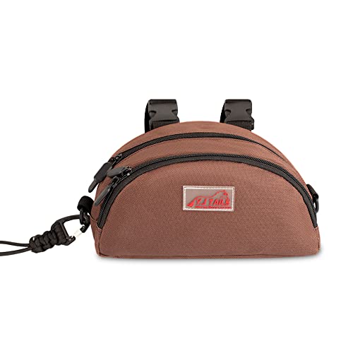 Y.J TAILS Pferdesatteltasche für Pferde, Pommel Paket für Western & Endurance Sattel, wasserdichter Sattelsack für Handyschlüssel, Pferdesatteltasche (Braun)