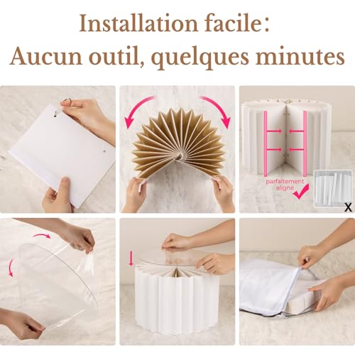 Présentoir apéritif buffet pliable PUERSI pour optimiser l'espace table