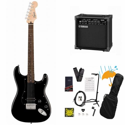 Squier/Sonic Stratocaster HT H Laurel FB BK PG Black GA15IIAvtS҃ZbgR