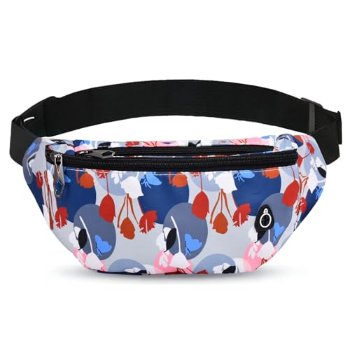 Image of Fanny Pack for Women Men,Crossbody Fanny Pack Water Resistant Sports Waist Bag Pack, Belt Bag for Travel Hiking Running