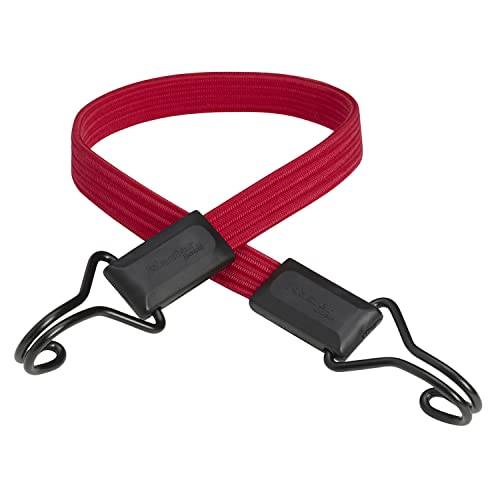 MASTER LOCK Tendeur Plat avec Crochet [60 cm d'Elastique] [Double Crochet Inversé] 3224EURDAT - Idéal pour Le Transport de Charges, l'Emballage, Le Camping,...